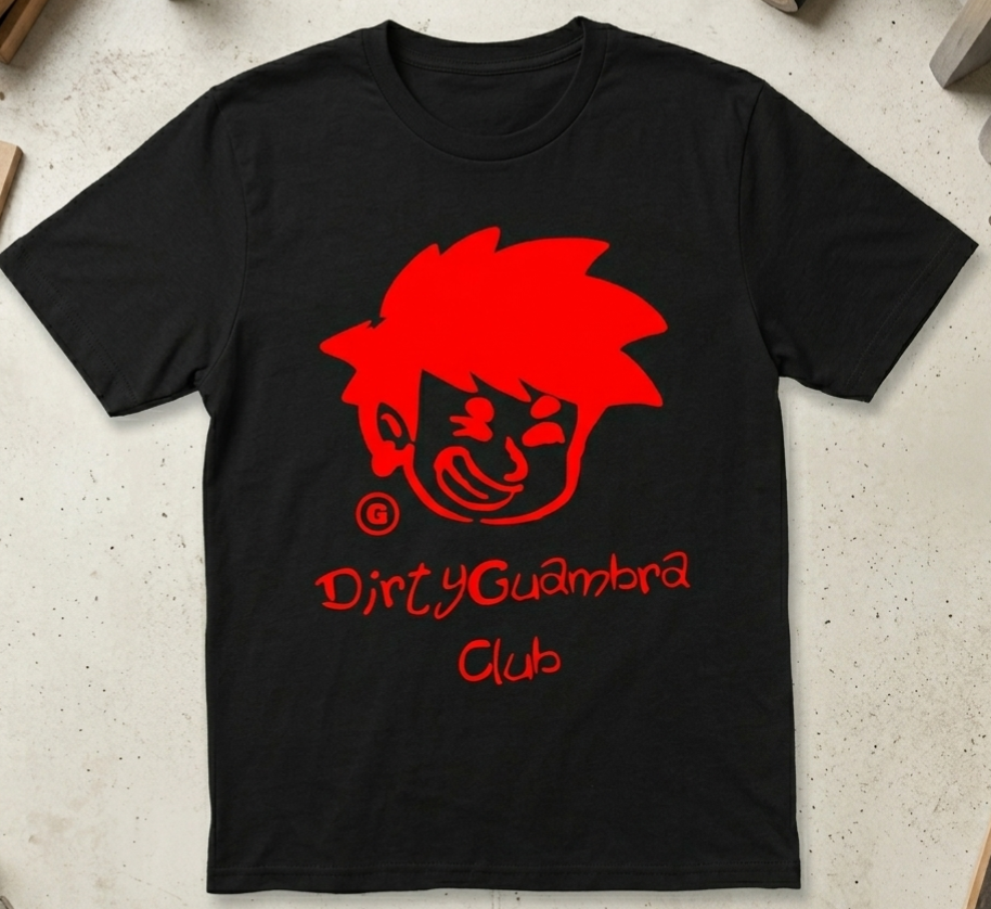 GuambraClub Face Tee- Black